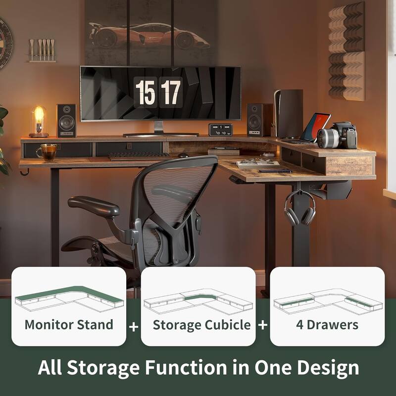 FEZIBO/Home Office Furniture/Wood/Desks