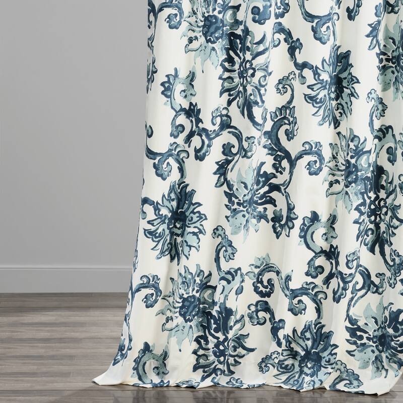 Exclusive Fabrics Indonesian Printed Cotton Twill Curtain (1 Panel)