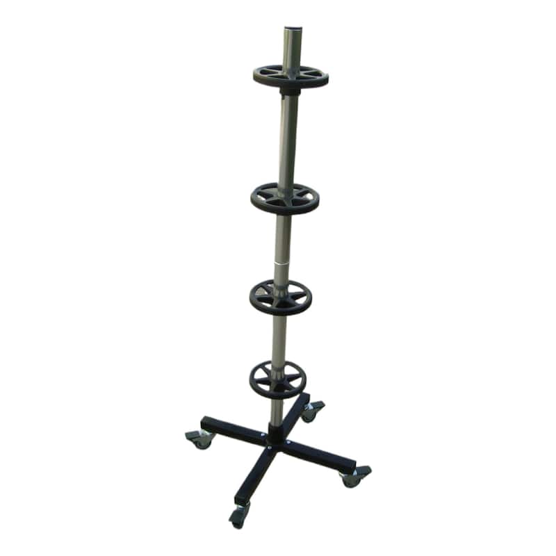 GarageMate Tire Stand with Wheels 220 lb. Capacity (Fits 13"-17" Rims) - Black