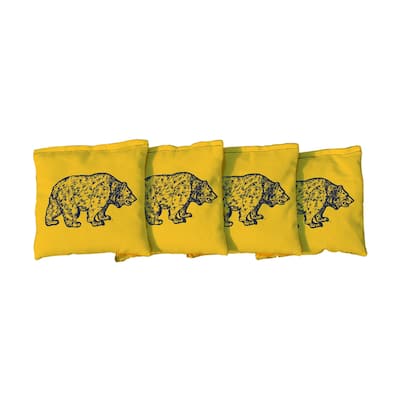 College Vault California-Berkeley Golden Bears Yellow Cornhole Bags