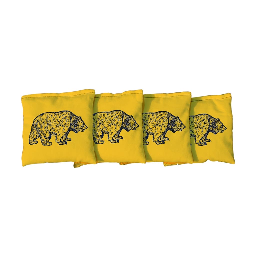 College Vault California-Berkeley Golden Bears Yellow Cornhole Bags