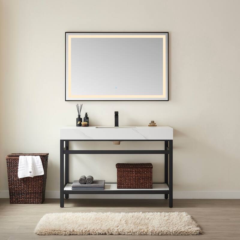 Miseno MV702548 Funes 48" Free Standing Single Basin Vanity Set with