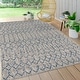 preview thumbnail 15 of 166, JONATHAN Y Trebol Moroccan Geometric Textured Weave Indoor/Outdoor Area Rug
