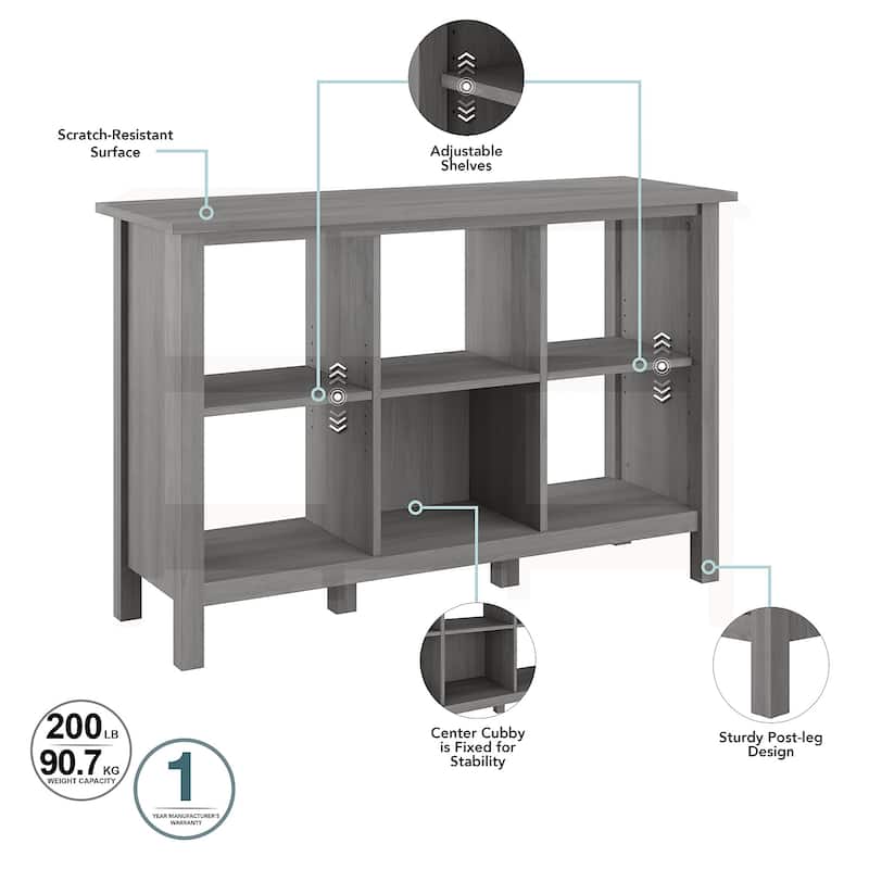 Broadview 6 Cube Organizer by Bush Furniture