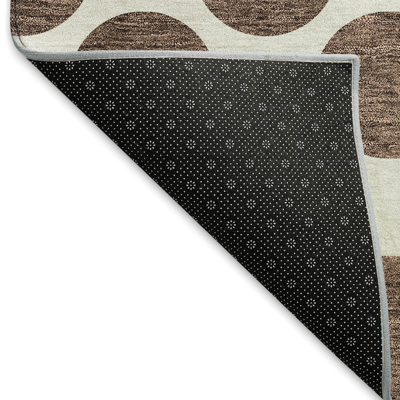 Premium Washable Super Soft Geo Dots Mayfield Rug