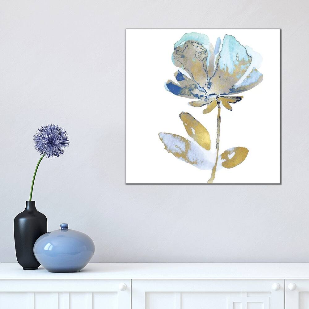 iCanvas "Fresh Bloom Aqua II" by Vanessa Austin Canvas Print