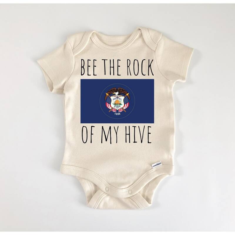 Utah - Baby Boy Girl Clothes Infant Bodysuit Funny Cute Newborn - Pink - 0-3M