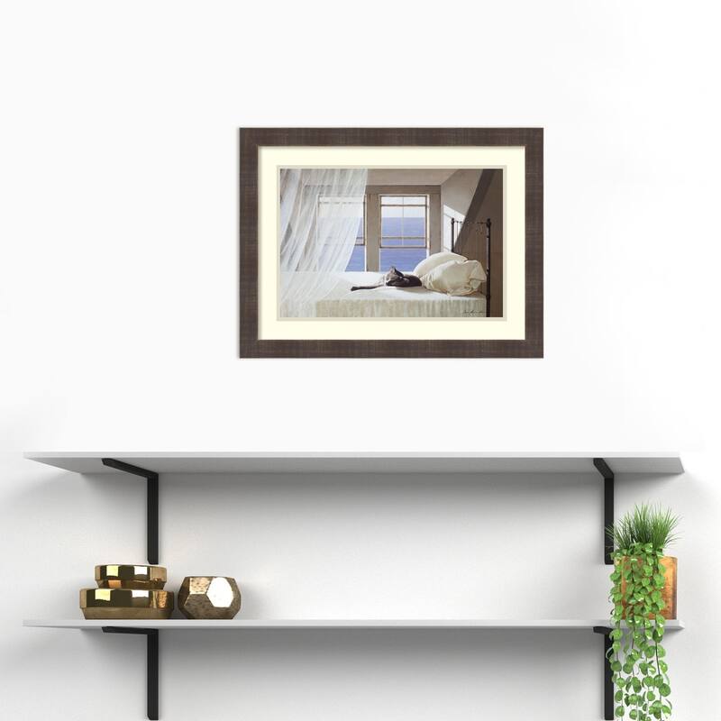Framed Art Print 'Nap Time' by Zhen-Huan Lu 25 x 19-inch