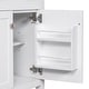 preview thumbnail 9 of 12, 30-Inch Bathroom Vanity with Ceramic Sink, Modern Green Single Bathroom Cabinet