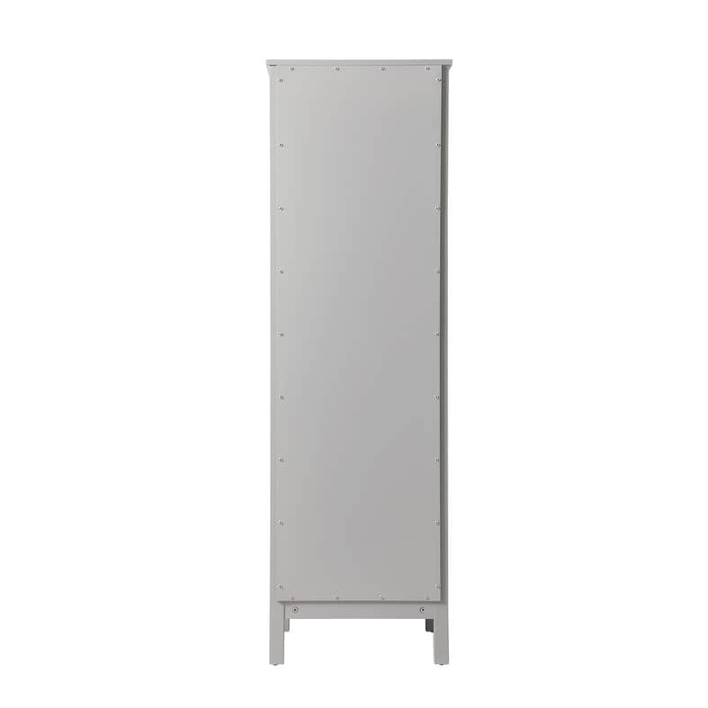 Indigo Home 20 Inch Bathroom Linen Storage Freestanding Cabinet - 20 x 22