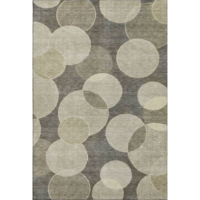 Premium Washable Super Soft Contemporary Bubbles Mayfield Rug