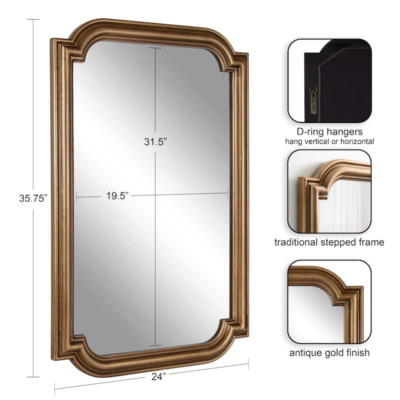 Kate and Laurel Kinsman Scallop Mirror