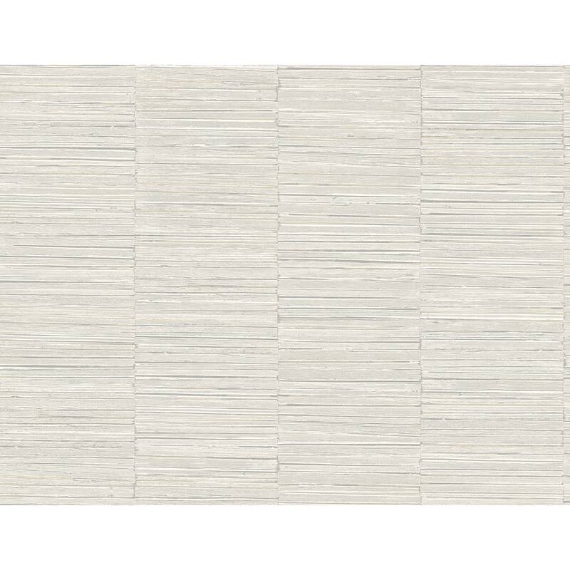 A-Street Prints Jenga Light Grey Striped Column Wallpaper