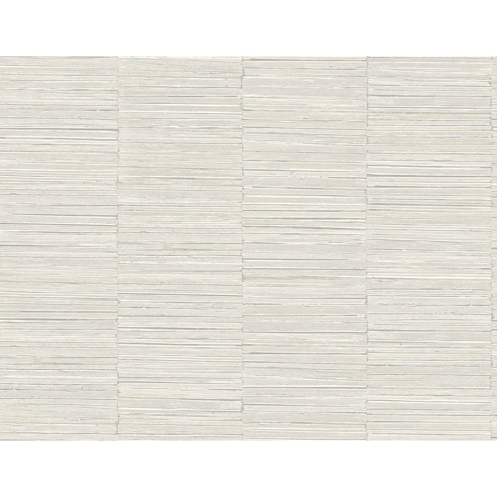 A-Street Prints Jenga Light Grey Striped Column Wallpaper