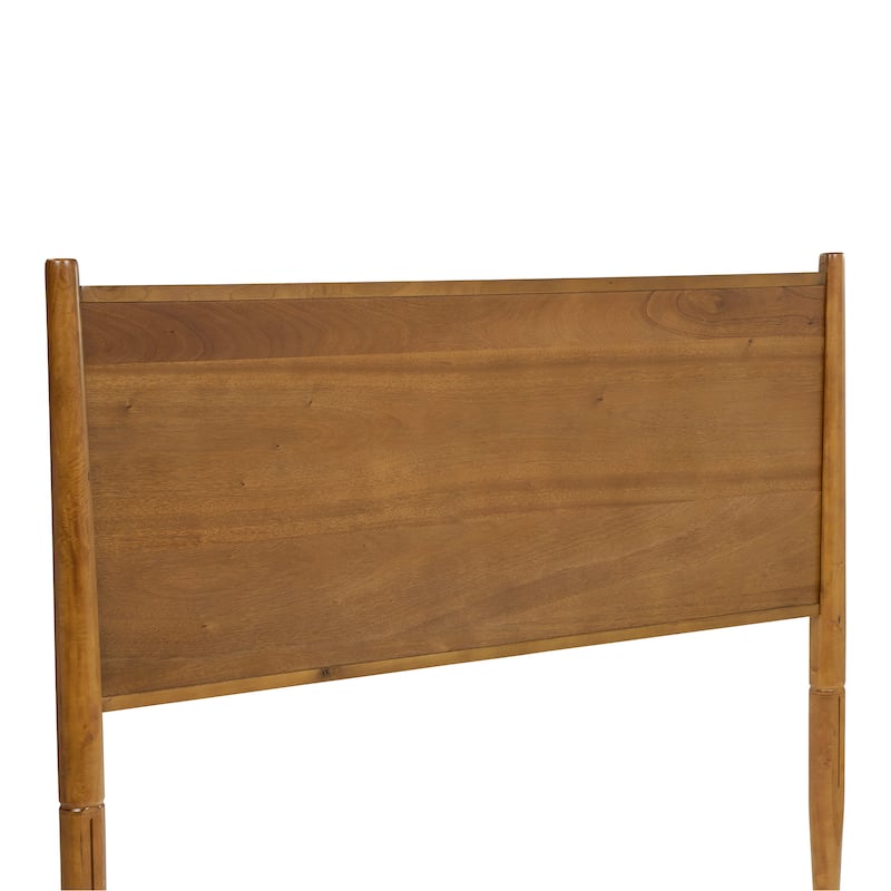 Fopp Mid-Century Modern Oak Wood 3-Piece Platform Bedroom Set by Furniture of America
