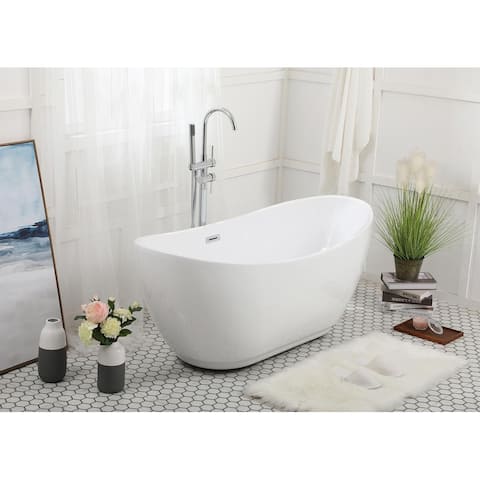 Irsa Soaking bathtub in glossy white