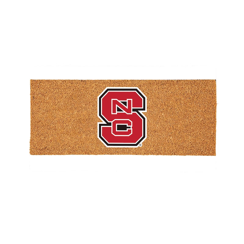 North Carolina State University Full Color Indoor/Outdoor Coir Mat