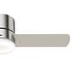 preview thumbnail 15 of 38, Hunter 44" Minimus Low Profile Ceiling Fan with LED Light, Handheld Remote - Contemporary, Transitional