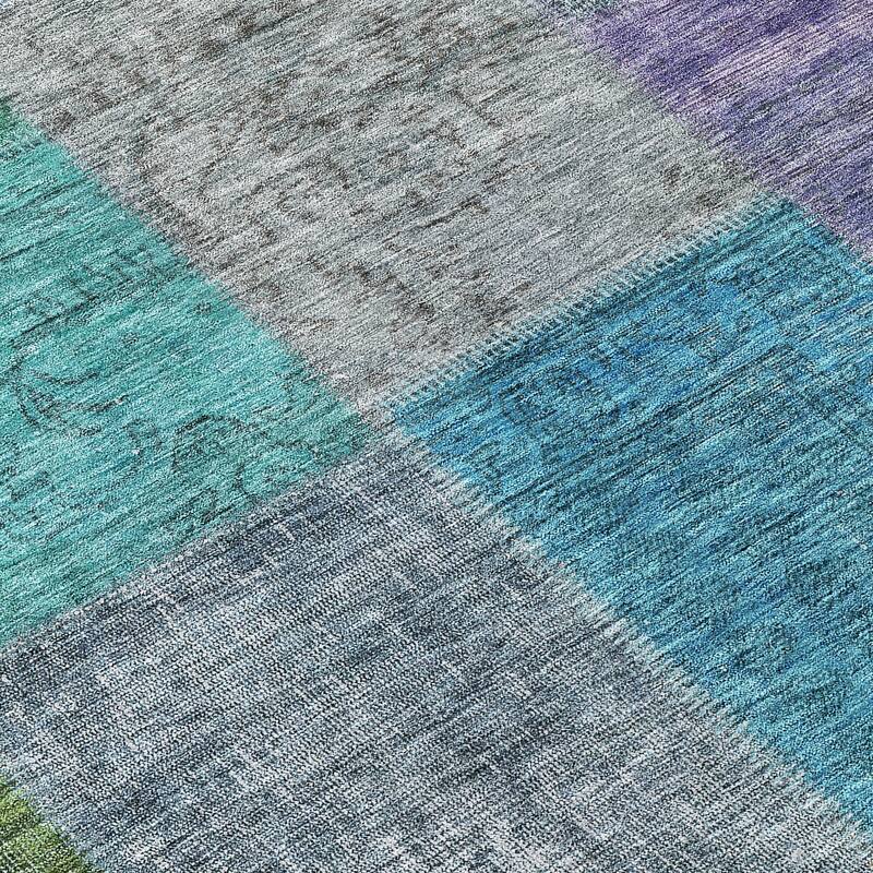 Machine Washable Indoor/ Outdoor Chantille Vintage Oriental Rug
