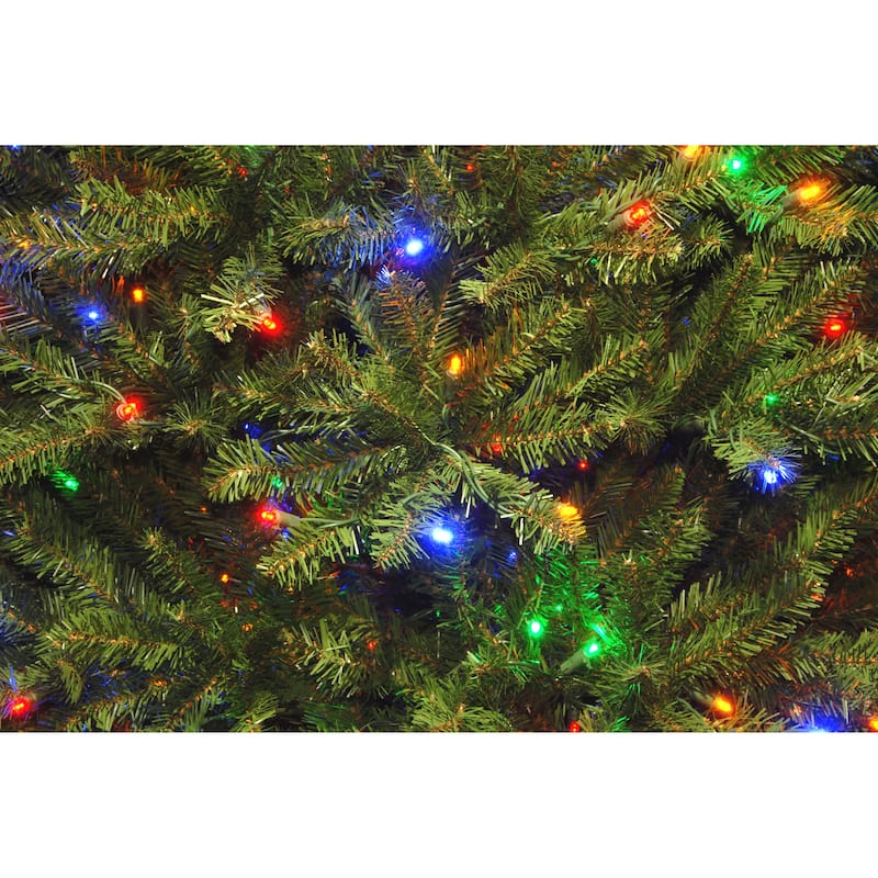 National Tree Company 6.5 ft. Fir Tree with Dual Color LED Lights