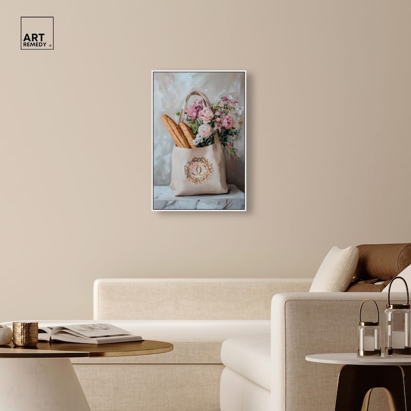 Chic Carryall I Canvas by Art Remedy