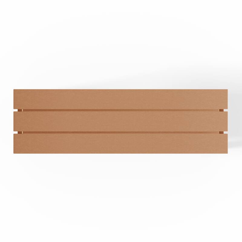 Laguna Hdpe All Weather Outdoor Patio Two Shelf Table