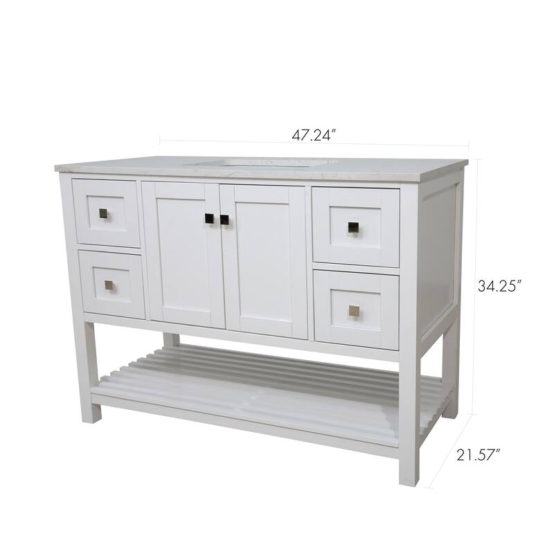 Tribecca 48" 4-Drawer Vanity