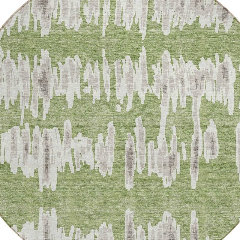 HomeRoots Striped Transitional Rectangle Outdoor Rug