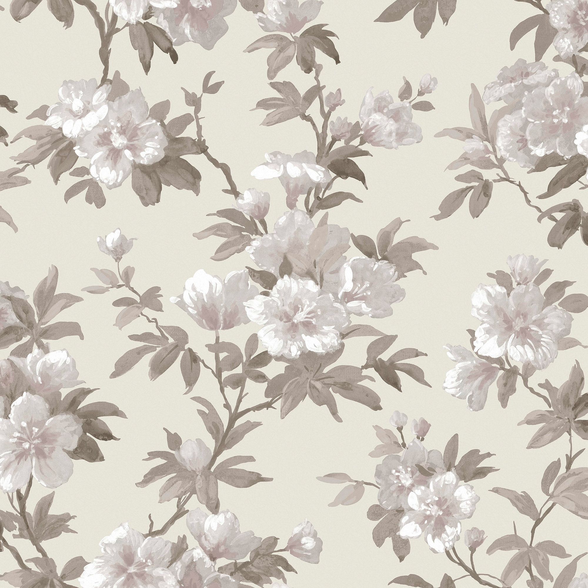 Laura Ashley Rosamund Natural Wallpaper