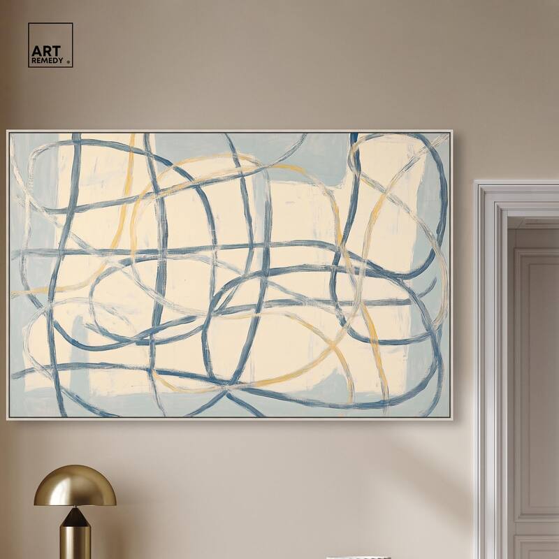 Unbroken Line I Canvas by Art Remedy