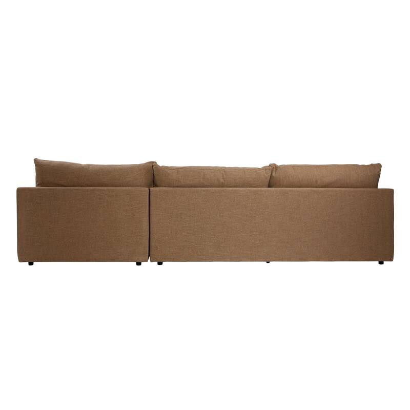 Glendale Upholstered Chaise Sectional, Sand