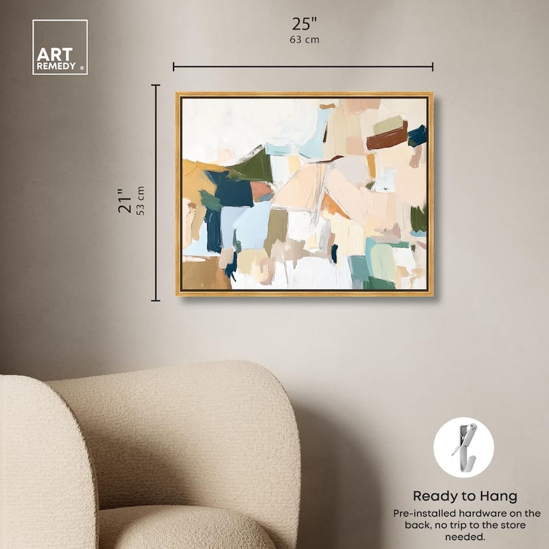 Pastel Mixture Canvas by Art Remedy