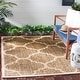preview thumbnail 12 of 100, SAFAVIEH Courtyard Maryanne Indoor/ Outdoor Waterproof Patio Backyard Rug 2'7" x 5' - Brown
