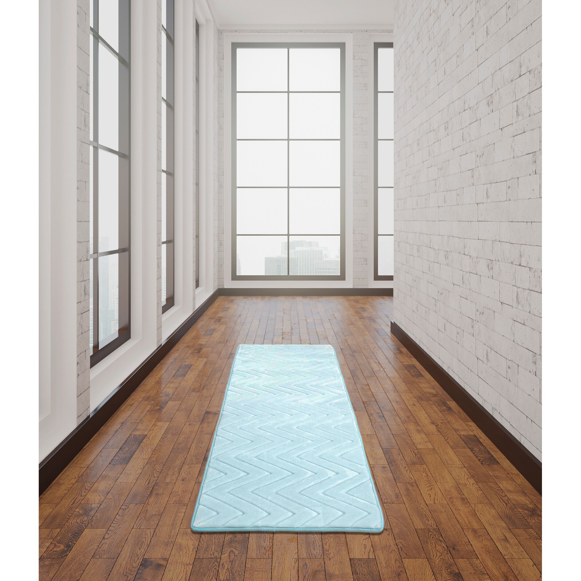 Shop Oversized Memory Foam Bath Rug Runner 24 X 60 On Sale Overstock 30574930