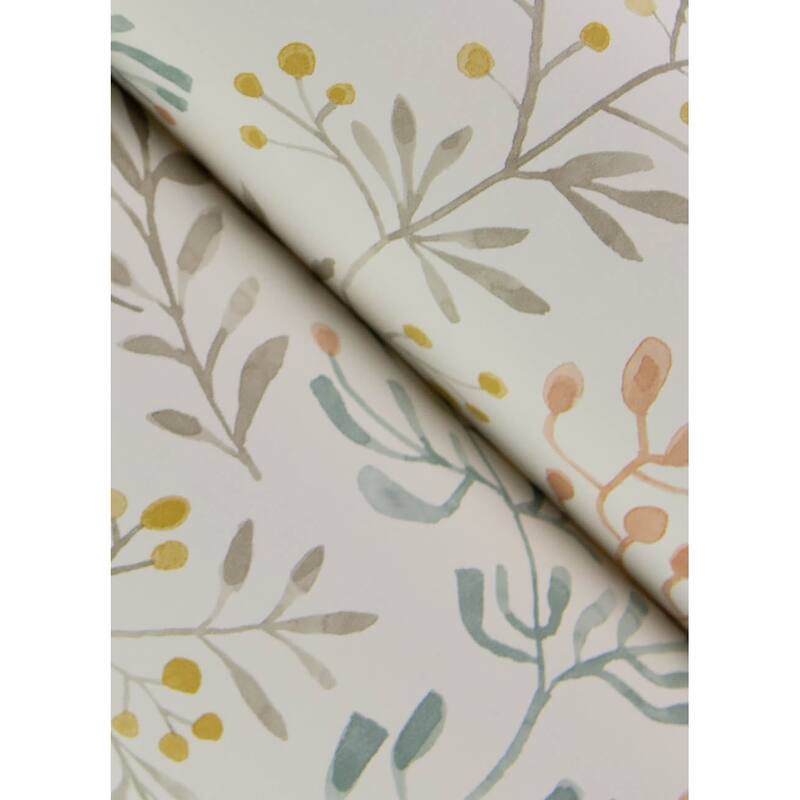 Chesapeake Tarragon Pastel Dainty Meadow Wallpaper