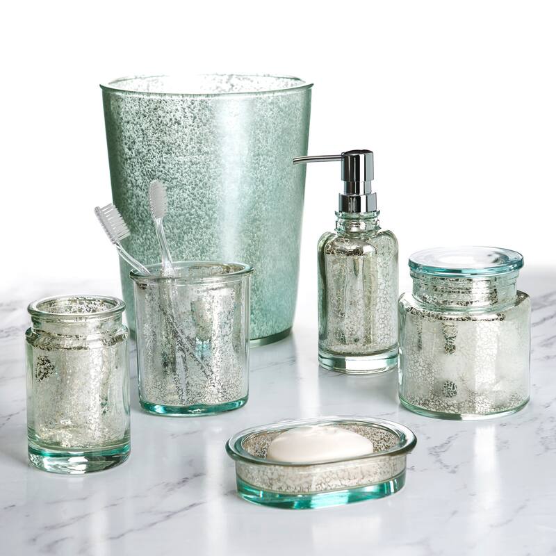 Athena Tumbler - Blue/Silver - 2.95" dia x 4.5"