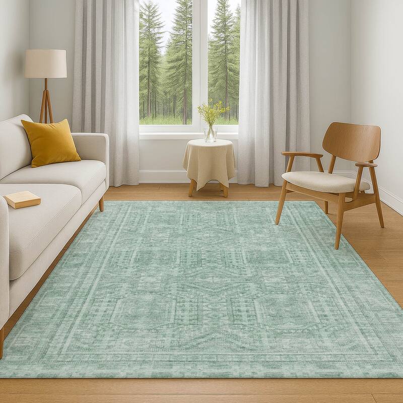 Premium Washable Super Soft Traditional Global Mayfield Rug