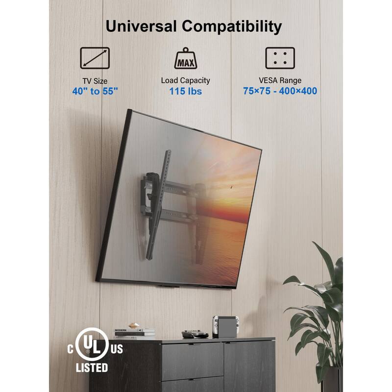 ErgoAV Tilt Mount for TVs 40" to 55"