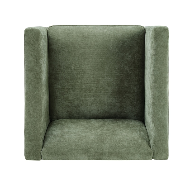 Christopher Knight Home - Barrel Modern Upholstered Accent Chair with Ergonomic Comfort.