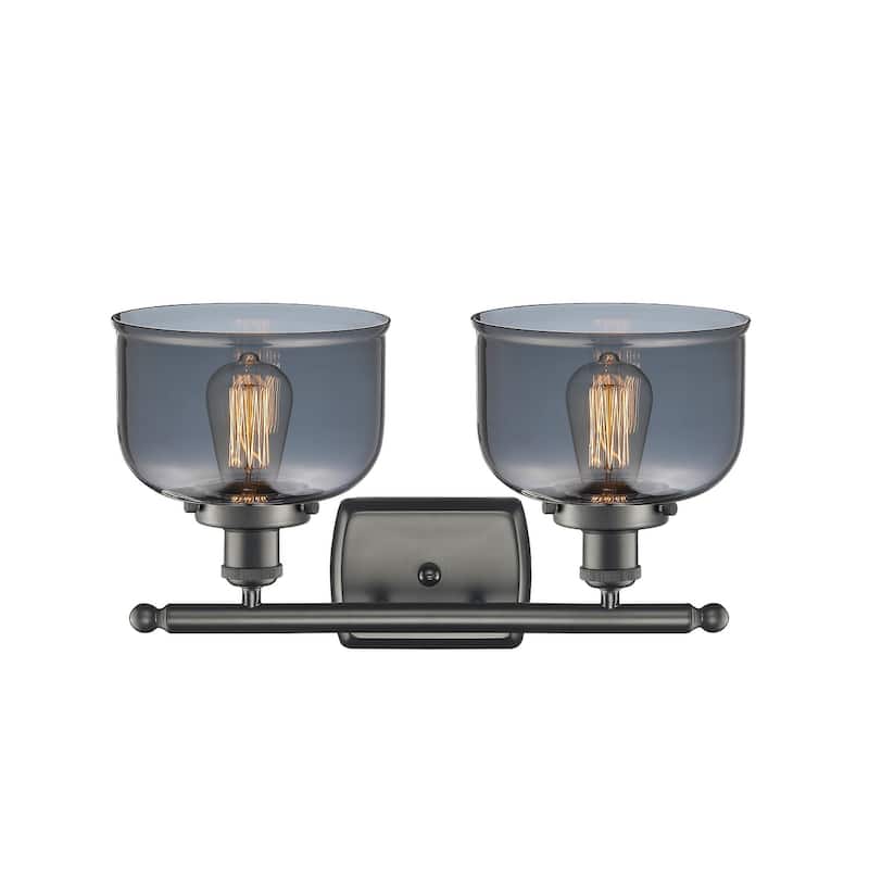 Innovations Lighting Large Bell 2 Light 16" Wide Vanity Light