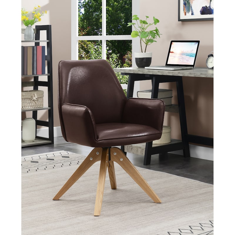 Convenience Concepts Take a Seat Miranda Swivel Accent Chair