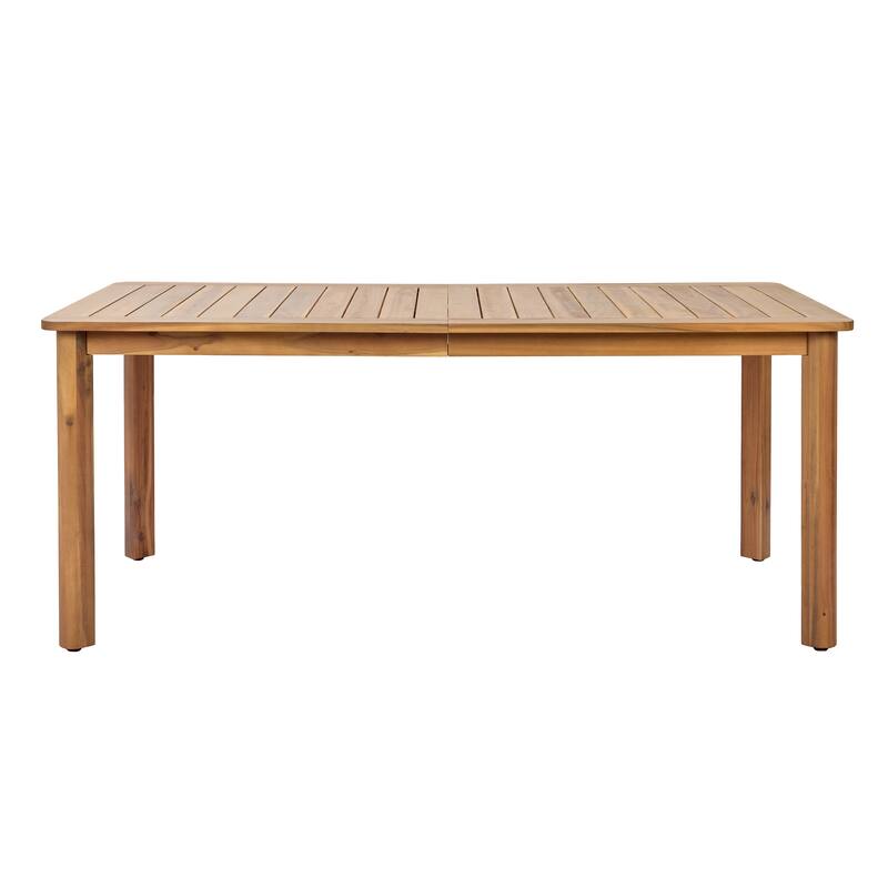 Christopher Knight Home - Solara 7-Piece Patio Acacia Wood Dining Set