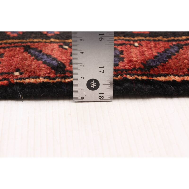 ECARPETGALLERY Hand-knotted Andelz Dark Red Wool Rug - 3'9 x 6'6