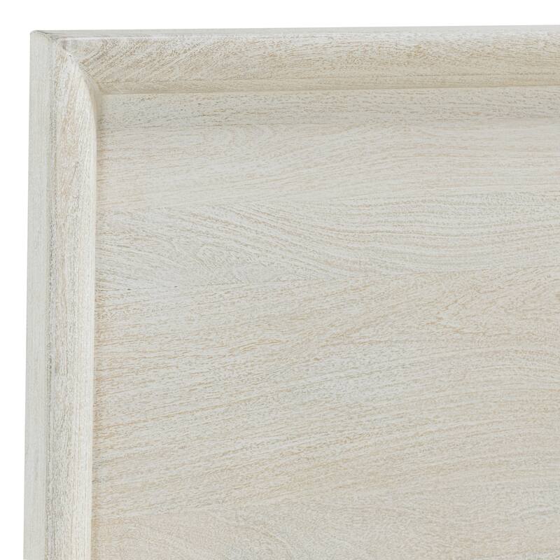 Classic Home Reece Mango Wood Bed in White