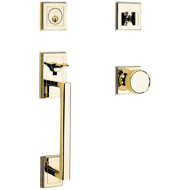 Baldwin Hollywood Hills Sectional Single Cylinder Door Handleset with