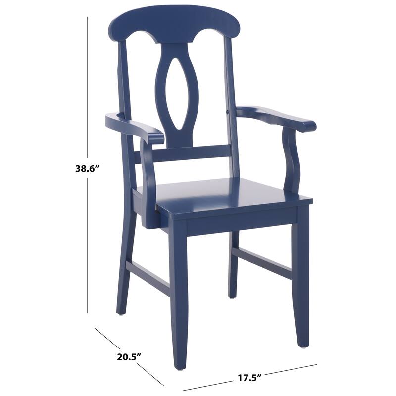 SAFAVIEH Home Hannelore Arm Chair - 18"W x 21"D x 39"H