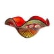 preview thumbnail 2 of 3, Albie Hand Blown Art Glass Bowl