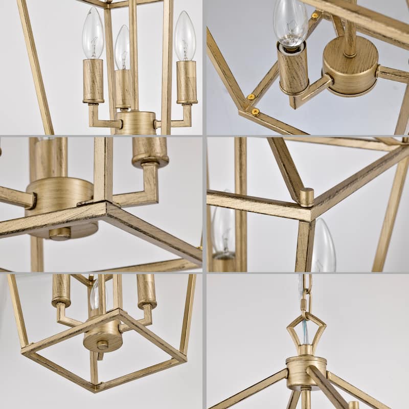 Buelex Lamp Post Lantern Style Iron Chandelier