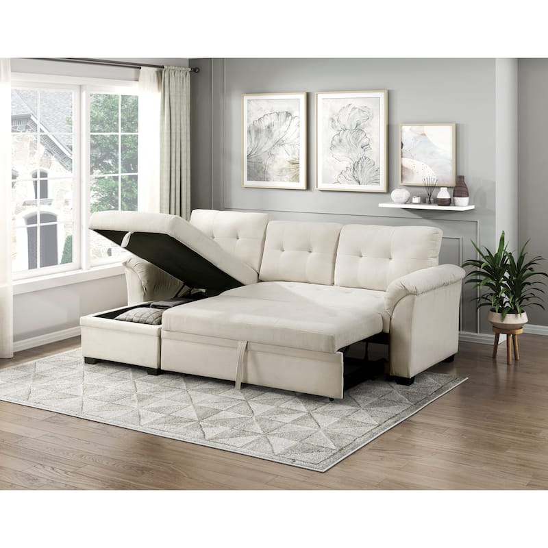 Fremont & Park Holden Textured 2-Piece Reversible Sectional Sofa - Reversible Chaise