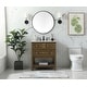 preview thumbnail 16 of 23, Grand 19 - 30 Inch Single Bathroom Vanity 30 Inches - Driftwood